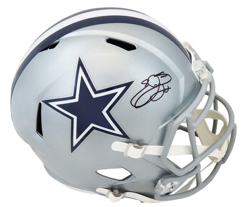 Emmitt Smith Signed Dallas Cowboys Riddell Full Size Speed Rep Helmet - SS COA