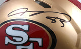 Vernon Davis Autographed 49ers F/S Speed Authentic Helmet - Beckett W Hologram