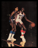 Earl Monroe & Dave Bing Autographed Signed 8x11 Magazine Photo SKU #237741