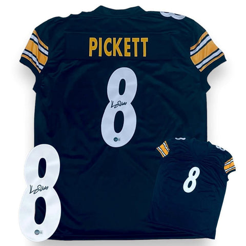 Kenny Pickett Autographed SIGNED Game Cut Style Jersey - Black - Beckett