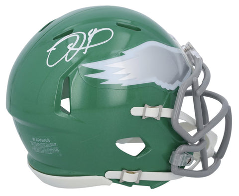 Jalen Hurts Autographed Eagles Kelly Green Mini Speed Helmet Fanatics