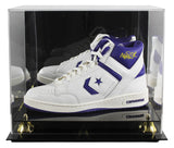 Lakers Magic Johnson Signed Left P&W Converse Weapon Shoe W/ Case BAS Witness 3