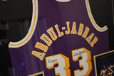 Kareem Abdul-Jabbar Autographed Los Angeles Lakers Jersey Deluxe Framed TriStar