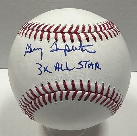Padres GARRY TEMPLETON Signed Official MLB Baseball AUTO w/ 3 x All Star - BAS