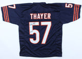 Tom Thayer Signed Chicago Bears Jersey Inscribed "S.B. XX" (JSA) Da Bears O-Line