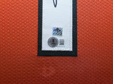 BENGALS JA'MARR CHASE AUTOGRAPHED FRAMED ORANGE JERSEY BECKETT WITNESS 239062