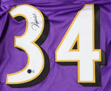 Keaton Mitchell Signed Baltimore Ravens Pro Cut Jersey /Beckett / East Carolina