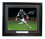A.J. Brown Signed Philadelphia Eagles SB LIX 16x20 Photo Framed Beckett 192822