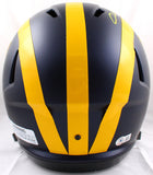 Aidan Hutchinson Autographed Michigan Wolverines F/S Speed Helmet-Beckett W Holo