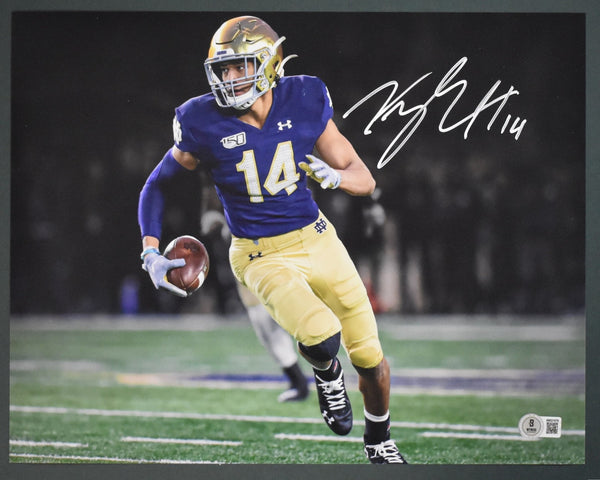 Kyle Hamilton Notre Dame Autographed/Signed 11x14 Photo Beckett 200751