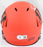 Tee Higgins Autographed Bengals Rave Speed Mini Helmet - Beckett W Hologram