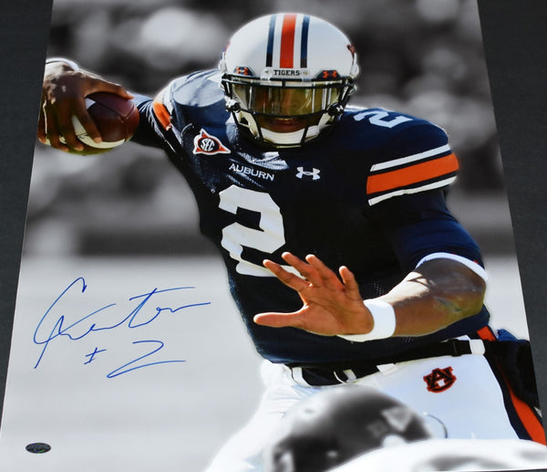 CAM NEWTON SIGNED AUTOGRAPHED AUBURN TIGERS 16x20 SPOTLIGHT PHOTO GTSM