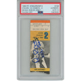 Michael Irvin Autographed/Signed Dallas Cowboys Ticket Stub NFL Debut PSA 51808