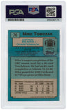 Mike Tomczak Signed Bears 1988 Topps Rookie Football Card #70 (PSA Encapsulated)