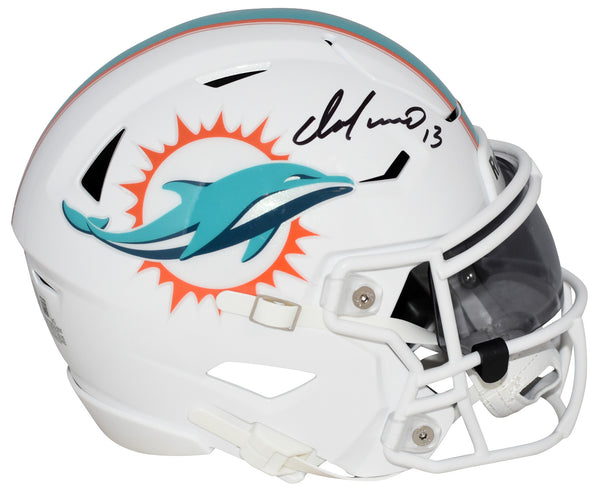 DAN MARINO AUTOGRAPHED MIAMI DOLPHINS SPEEDFLEX MIDI HELMET BECKETT
