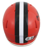 Browns Ozzie Newsome "HOF 99" Signed 2024 Speed Mini Helmet W/ Case BAS Witness