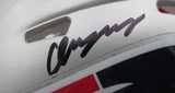 Christian Gonzalez Autographed Speed Mini Helmet Patriots Beckett 181122