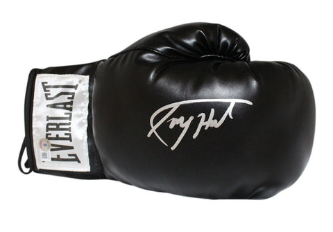 Larry Holmes Autographed/Signed Black Right Boxing Glove Beckett 41002