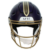 Brett Favre Autographed Minnesota Vikings Rivalries Speedflex Helmet Radtke
