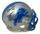 Jameson Williams Signed Detroit Lions Mini Speed Helmet BAS ITP