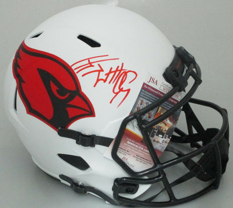 Cardinals JJ WATT Signed Full Size LUNAR Replica Speed Helmet AUTO Badgers - JSA