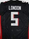 Falcons Receiver DRAKE LONDON Signed Custom Replica Atlanta Jersey AUTO - BAS