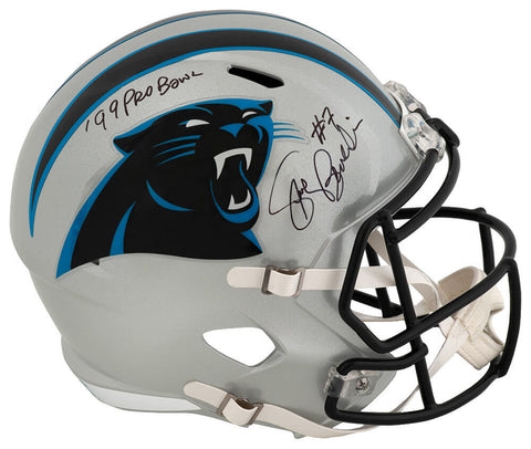 Steve Beuerlein Signed Panthers Riddell F/S Replica Helmet w/Pro Bowl - (SS COA)