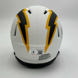 Autographed/Signed Keenan Allen LA Chargers Lunar Eclipse Mini Helmet BAS COA