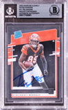 Bengals Tee Higgins Signed 2020 Donruss Clearly Rated Rookies #11 Card BAS Slab