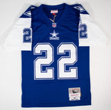 Emmitt Smith Signed Dallas Cowboys Mitchell & Ness Throwback NFL Legacy Jersey