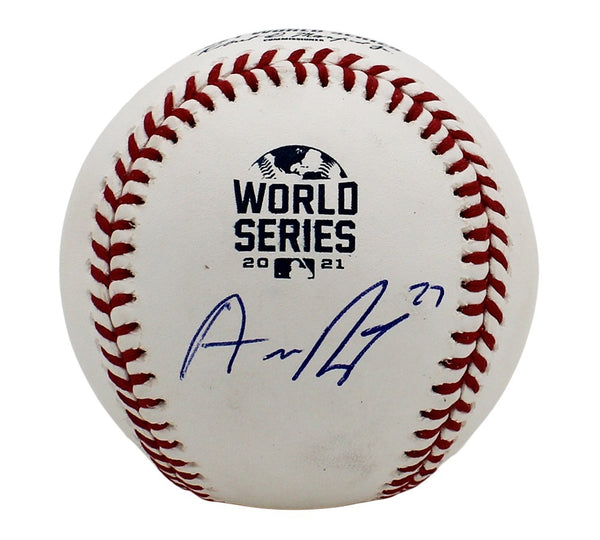Austin Riley Signed Atlanta Braves Rawlings OML 2021 World Series Baseball