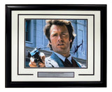 Clint Eastwood Signed Framed 8x10 Dirty Harry Photo BAS