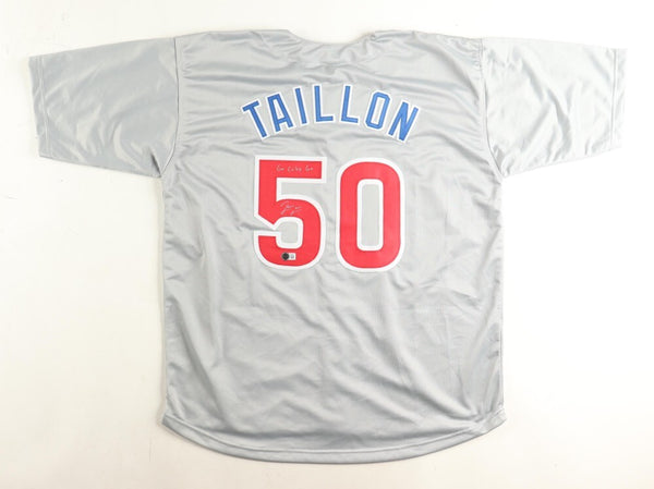 Jameson Taillon Signed Chicago Cubs Jersey Inscribed "Go Cubs Go" (Beckett)
