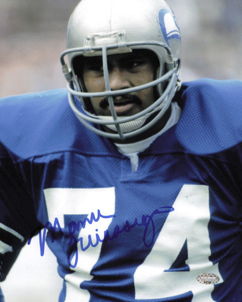 Manu Tuiasosopo Autographed Signed 8x10 Photo Seattle Seahawks MCS Holo #63209