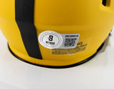 Jack Ham Signed Pittsburgh Steelers Mini Helmet Inscribed HOF 88 (Beckett) L.B.