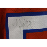 Tom Jackson Autographed Denver Broncos TB Wilson Orange Jersey 48 Beckett 56226