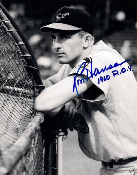 Baltimore Orioles RON HANSEN Signed 8x10 Photo Auto w/ 1960 ROY