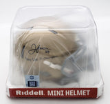 Jordan Faison Signed Notre Dame Fighting Irish Mini Helmet (PIA) 2025 Senior W.R