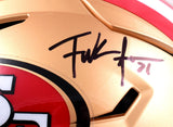 Frank Gore Autographed San Francisco 49ers F/S Speed Flex Helmet-Beckett W Holo