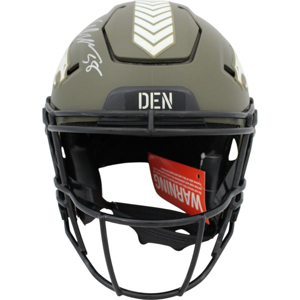 Von Miller Autographed Denver Broncos 2022 Salute SpeedFlex Helmet Bec – Super Sports Center Von Miller Autographed Denver Broncos 2022 Salute SpeedFlex Helmet Bec – Super Sports Center