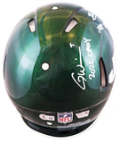 Jets Garrett Wilson & Ahmad "Sauce" Gardner Signed F/S Proline Helmet BAS Wit
