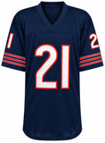 Leslie Frazier (BEARS)Signed Navy Custom Football Jersey - (JSA COA)