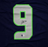 Kenneth Walker III Autographed Blue Pro Style Jersey-Beckett W Hologram *Black