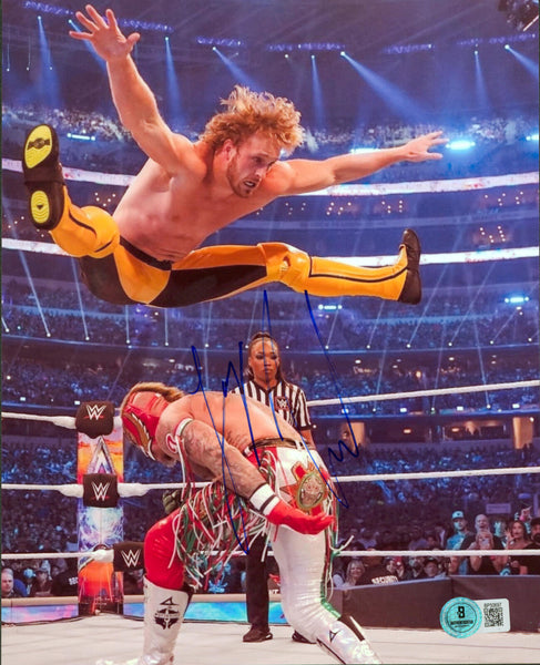 Logan Paul WWE Authentic Signed 8x10 Photo Autographed BAS #BP50697