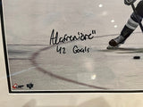 Alexis Lafreniere Autographed & Inscribed NY Rangers 16x20 Photo Framed UDA COA
