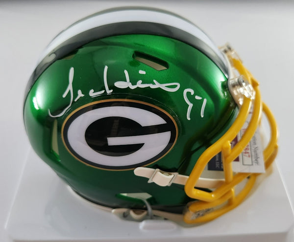 Packers Great TIM HARRIS Signed Riddell Flash SPEED Mini Helmet AUTO - JSA