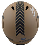 Cowboys Emmitt Smith Signed STS II Full Size Speed Rep Helmet W/ Case BAS Wit