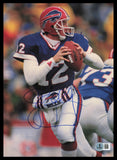 Jim Kelly Autographed 8x11 Magazine Page Photo Buffalo Bills Beckett QR #BS36792
