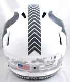 Nico Collins Signed Houston Texans F/S Salute Speed Helmet-Beckett W Holo *Black