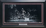 Michael Jordan Autographed Framed 'We Have Lift Off' Photo Bulls 1/123 UDA